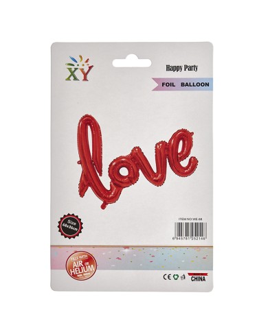 ΜΠΑΛΟΝΙ FOIL LOVE ΚΟΚΚΙΝΟ ΡΤ040-2 68X46εκ