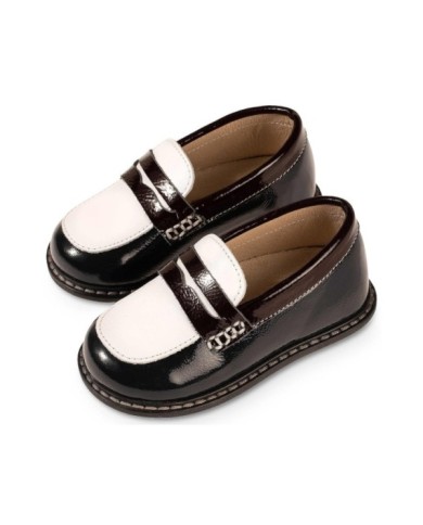 Τρίχρωμο  Loafer EXC5256 Μπλε Λευκό Μπορντώ