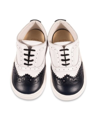 Δίχρωμο Brogues EXC5275 Λευκό Μπλε