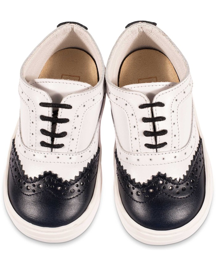 Δίχρωμο Brogues EXC5275 Λευκό Μπλε