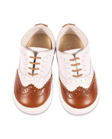 Δίχρωμο Brogues EXC5275 Λευκό Ταμπά