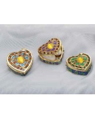 LUXURY CLOISONNE ΜΠΟΜΠΟΝΙΕΡΑ ΜΠΙΖΟΥΤΙΕΡΑ ΚΑΡΔΙΑ