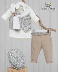 Ρούχο Βάπτισης αγόρι Angel Wings Charie!