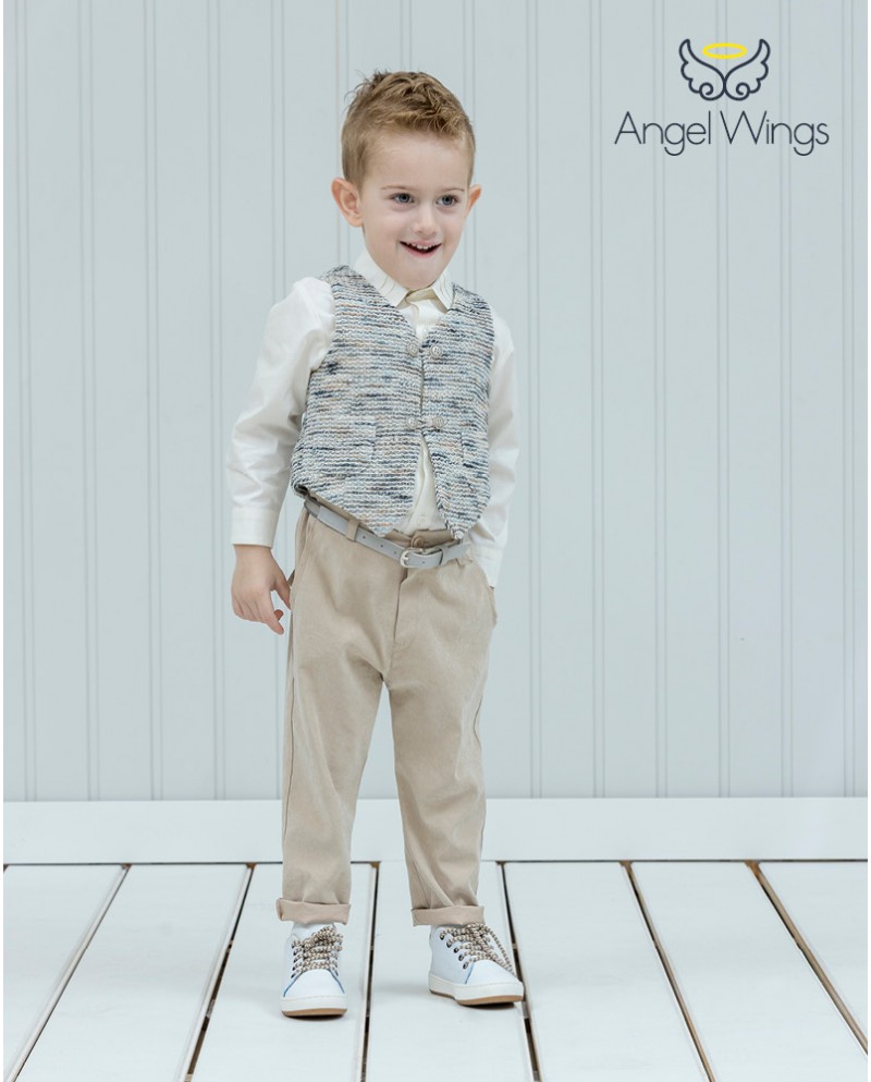 Ρούχο βάπτισης Jacob Angel Wings!