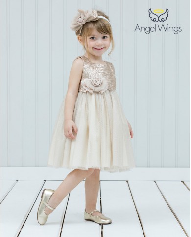 Ρούχο βάπτισης κορίτσι Crystal Angel Wings!