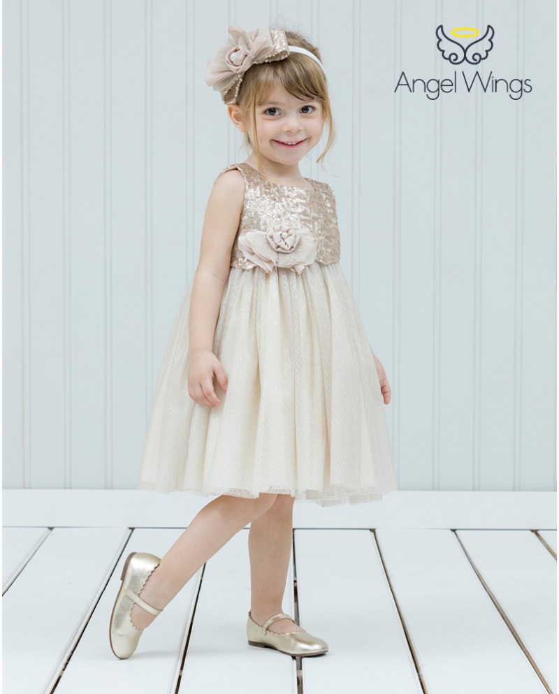 Ρούχο βάπτισης κορίτσι Crystal Angel Wings!