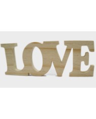 ΞΥΛΙΝΟ LOVE 31x11cm ΦΥΣΙΚΟ 0519306