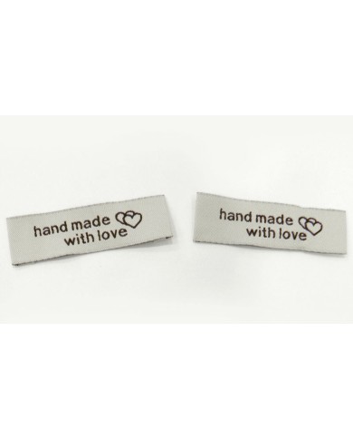 HAND MADE WITH LOVE 52x15mm 0501241