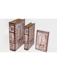 ΚΟΥΤΙ ΒΙΒΛΙΟ ΔΕΡΜΑ EIFFEL 3/SET 20x30cm 0621013