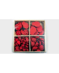 ΞΥΛΙΝΗ ΚΑΡΔΙΑ LOVE 4.5x4.5cm 0519573