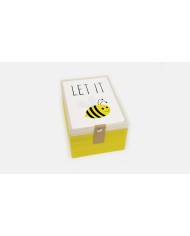 ΞΥΛΙΝΟ ΚΟΥΤΙ LET IT BEE 10.5x15cm BR-F87605-1 0621276